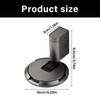 652F Windproof Metal Door Suction Mechanical Floor Door stop Wall Protector