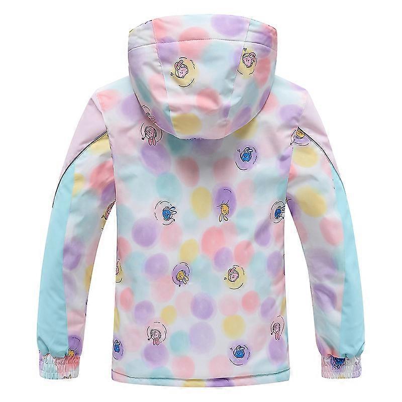 Winter -30 Children Ski Suit Professional Skiing Snowboarding Kids Jacket and Pants Warm Waterproof Snow Suit - 1023 Set