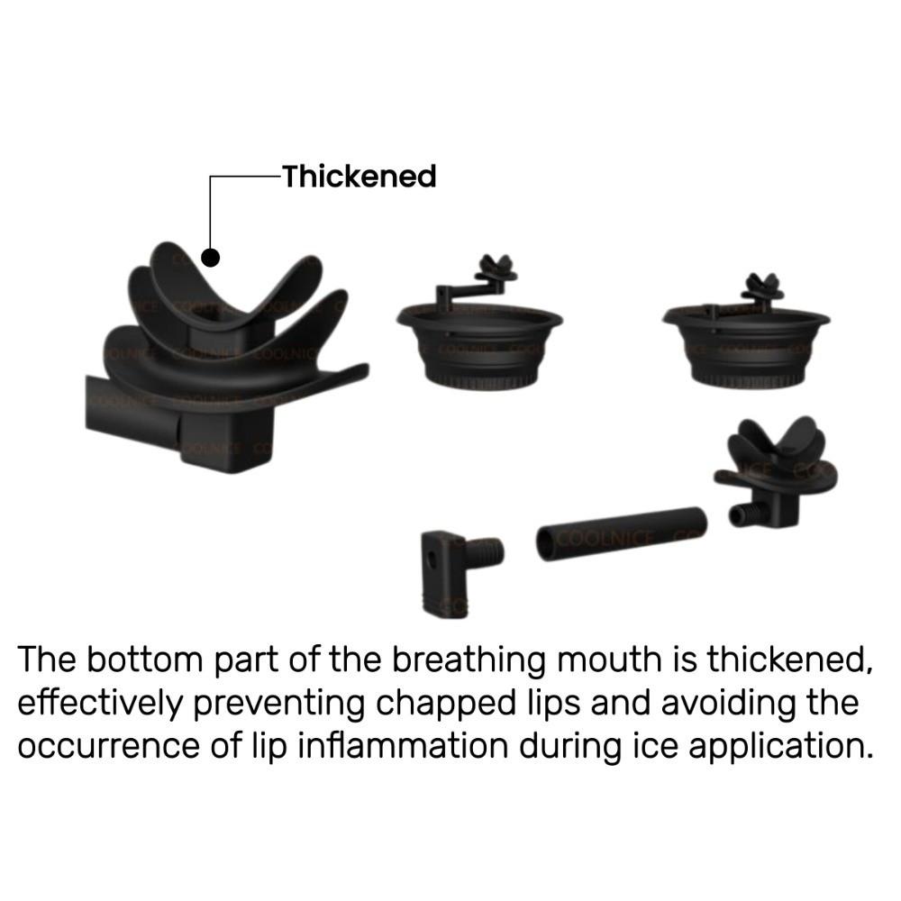 Skin Tightening Breathing Ice Folding Basin Silicone Ice Pack Device  Beauty Tool