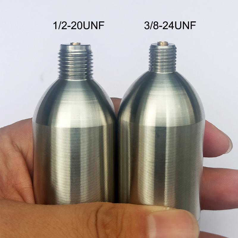 Cartucce di CO2 Ricaricabili da 45g Bombola Ricaricabile per Ciclismo all'Aperto Pompa d'Aria Gonfiabile per Auto Bevande Gassate Produzione di Birra