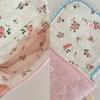 Flower Small Makeup Lipstick Bag Canvas Mini Storage Bag Sweet Floral Coin Purse  Students
