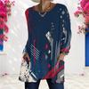 Womens Plus Size Long Sleeve Pocket Tee Loose Casual Soft Daily Wear Top