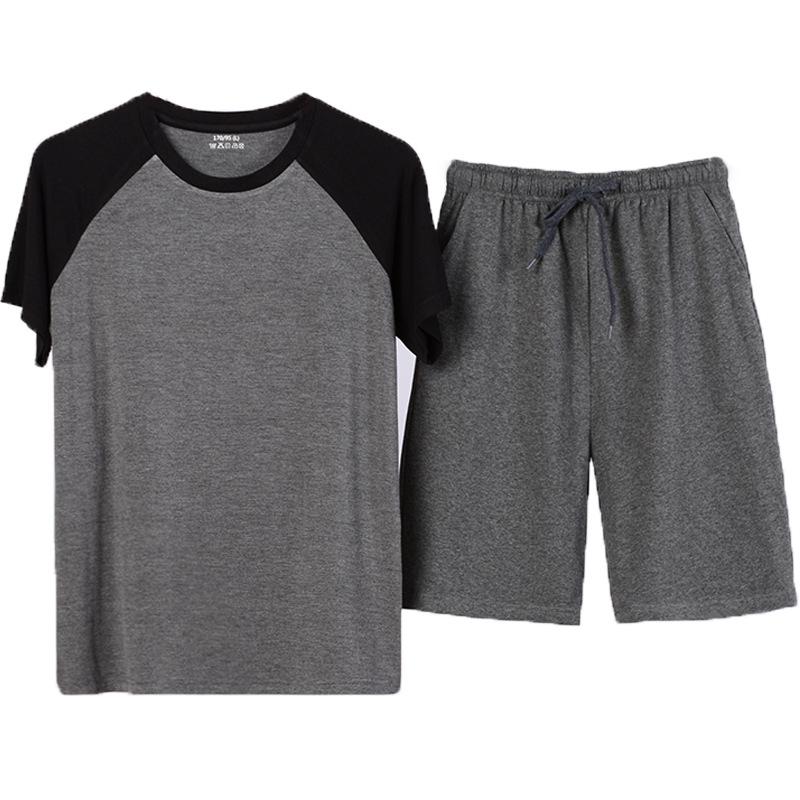 Men's Modal Pajamas Summer Sleepwear Set