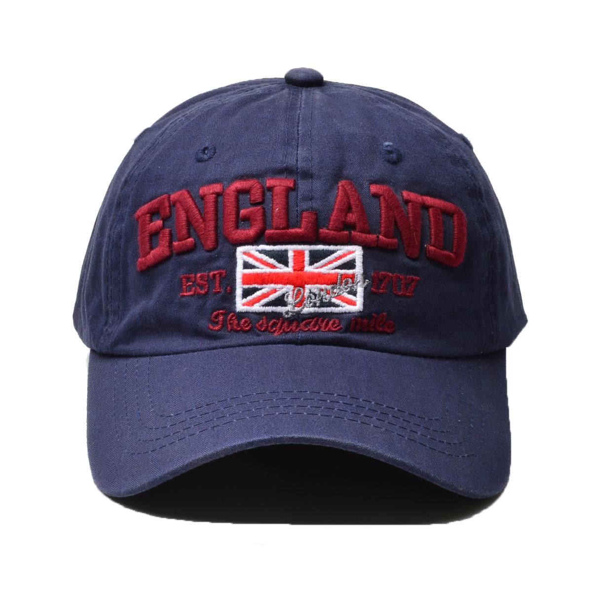 

NORTHWOOD всесезонная 3D вышивка ENGLAND Letters бейсболка мужская спортивная на открытом воздухе тренировочная солнцезащитная козырек регулируемая кепка для мужчин кепки дальнобойщиков 55-60 cm темно-синий