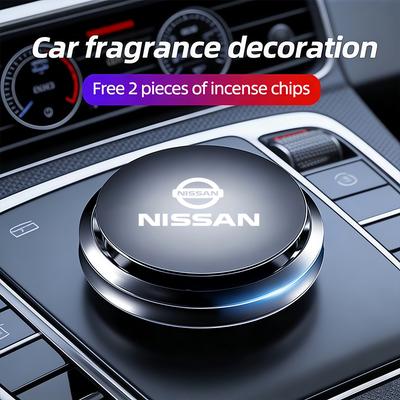 Automobilio oro gaiviklis Kieti kvepalai Besisukantis aromaterapijos dekoras Qashqai J11 J12 Sylphy N7 Teana Note Navara Juke GTR Leaf