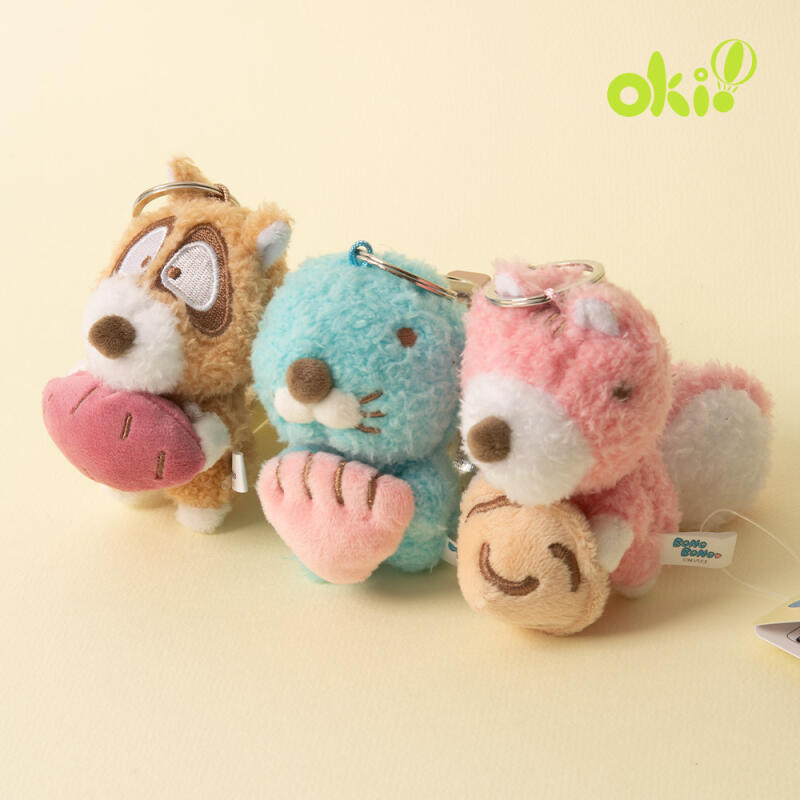 Bonobono Curly Bag Hook Keychain Nubeori