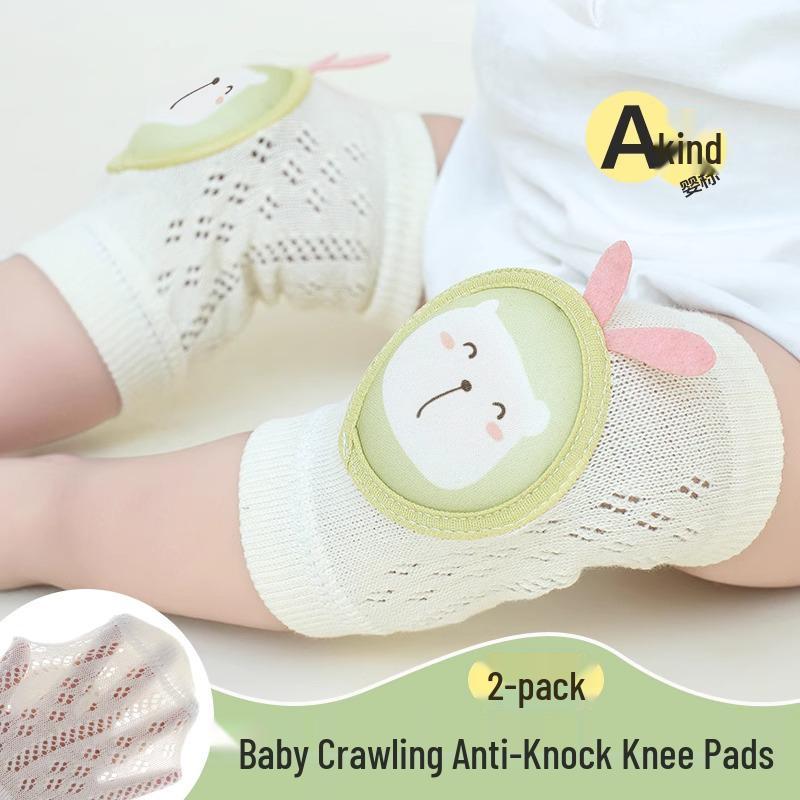 Summer Thin Baby Knee Pads for Crawling and Walking - Breathable Anti-Fall Protective Sleeves for Kids