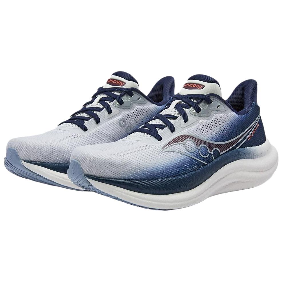 Saucony Triumph 23 Wide Fashion Comfortable Cushioning Breathable Running Shoes Unisex Running Shoes Blue S31024-557