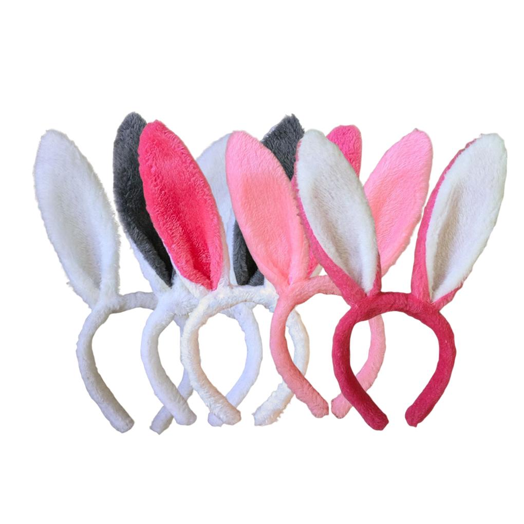 Cute Children Plush Ear Hairband Winter Spring Kids Decorative Headband Party Portable Costume Headwear Head Ornament