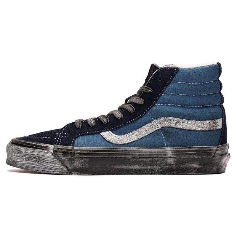 

Vans Og Sk8 Hi Lx Stressed Navy Vans VN0A4BVBNGJ 37
