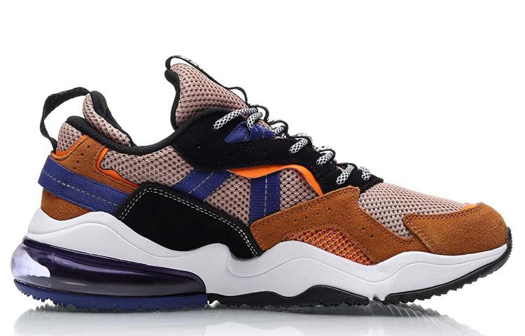 Men's Sneakers Li-Ning Li Ning CF Comfortable Cushioning Slip Resistant Low top Casual Shoes Men's Yellow Blue