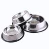 1 Pc Stainless Steel Durable Pet Dog Cat Feeding Food Non Slip Bowl Dish