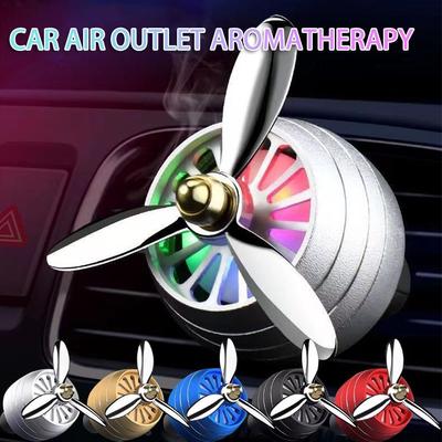 Auto Lufterfrischer Pilot Vent Parfüm Diffusor Rotierenden Propeller Air Outlet Duft Niedlichen Cartoon Dekor Auto Zubehör