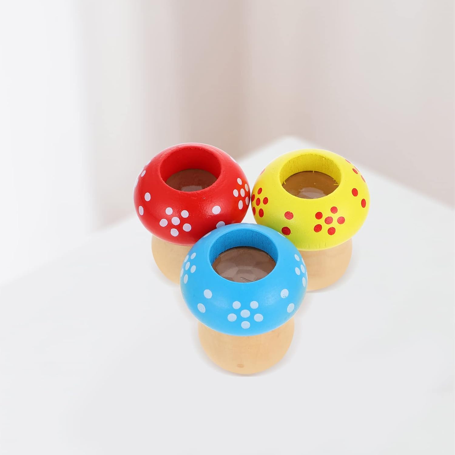 

TOYMYTOY 3 шт. Калейдоскоп в форме гриба Детские вращающиеся калейдоскопы Забавные игрушки