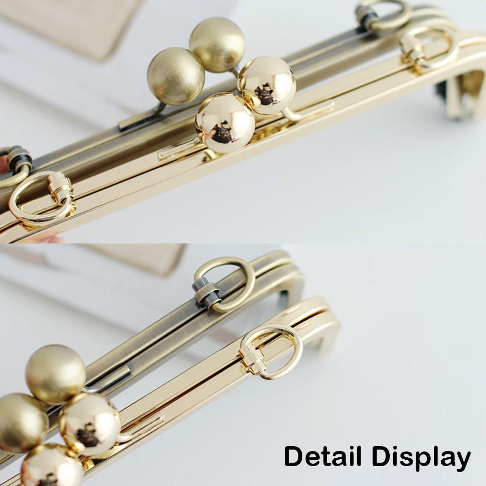 Mini Metal Purse Frame Kiss Clasp Bag Hardware Vintage Bag Kiss Clasp Lock Purse Frame Bag Making