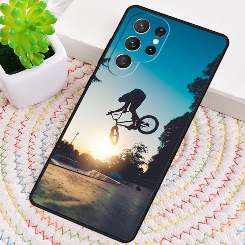 BMX Bike Extreme Sport Phone Case for Samsung Galaxy note 10 pro S26 Ultra S23 S24 FE S25 S21 S22 PLUS shockproof Cove