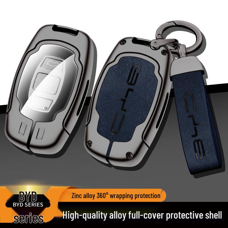 BYD E5 Suri/S7/F3/Song/G5/Qin/F0/L3 Metal Key Fob Case for Older Models