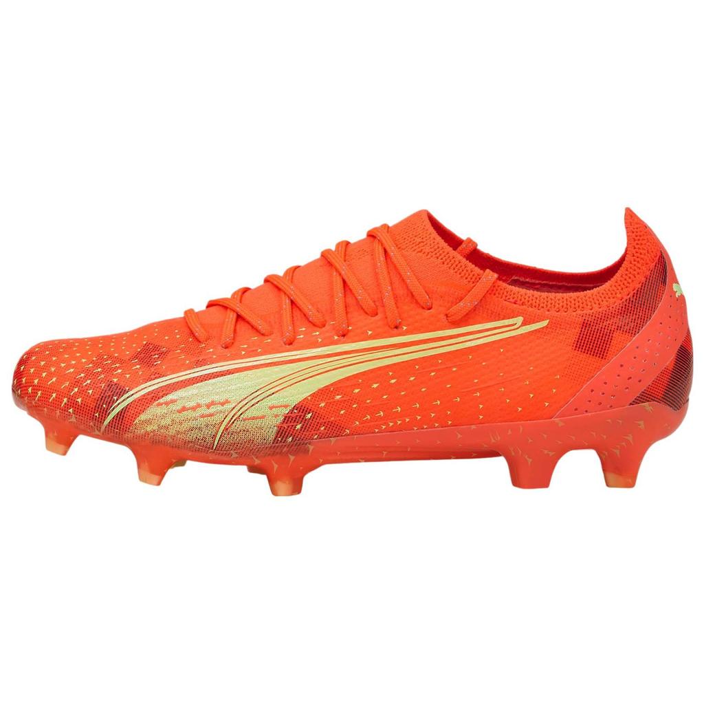 Puma Ultra Ultimate Round Toe Comfortable Composite Ground Soccer Shoes Women Soccer Shoes Orange 106898-03