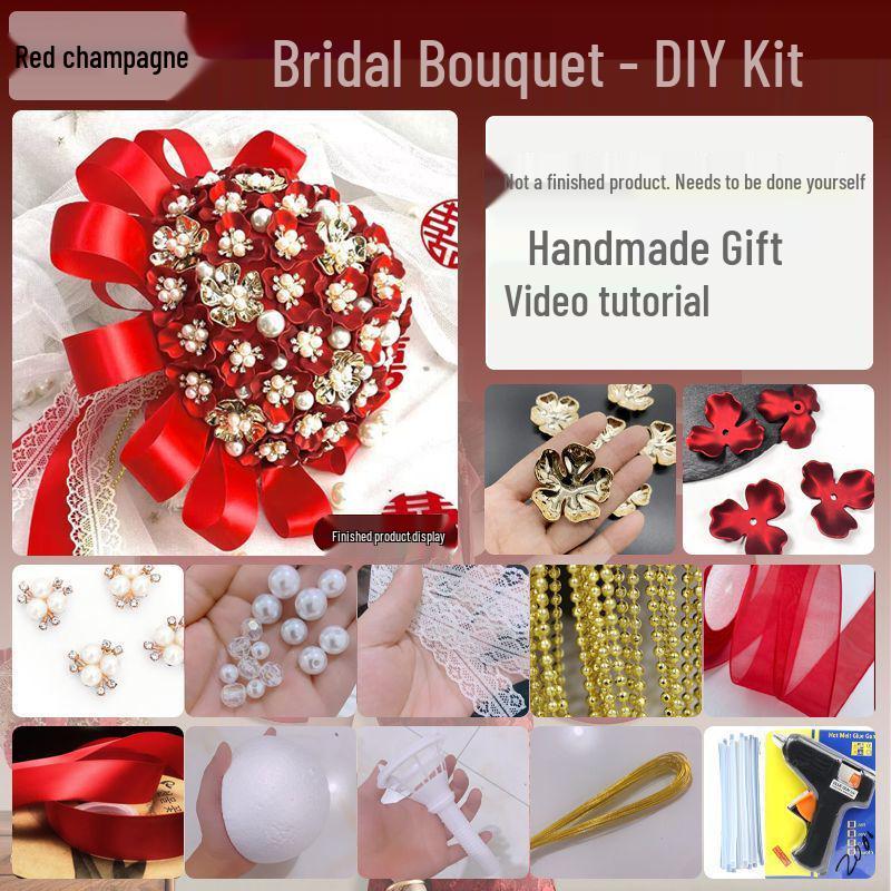 Handmade DIY Wedding Bouquet Kit - Thoughtful Gift for Best Friend