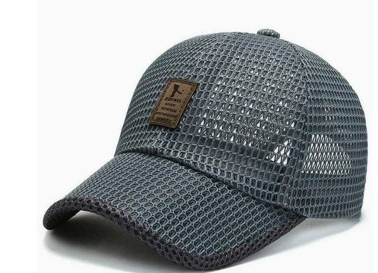 Korean Style Trendy Unisex Mesh Baseball Cap - Sun Protection Shade Hat & Fishing Duckbill Cap