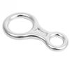 35KN or 3500KG Aluminium Rescue Figure 8 Descender Belay Device Climbing Carabiner Silver