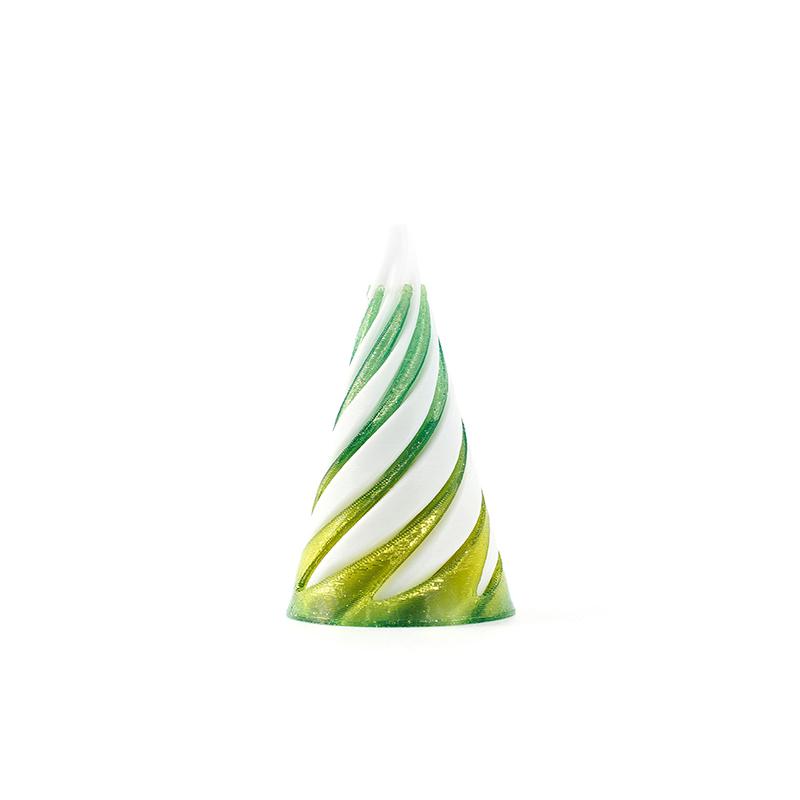 1 Piece Spiral Cone Decompression Toy 3D Printed Pyramid Impossible Pass-Through Sculpture Square Pillar Helix Screw Fidget Toys