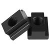 5pcs Durable T Slot Nuts Black Oxide Finish Machine Tool Nuts Permanent Sliding Nuts T Track Tables