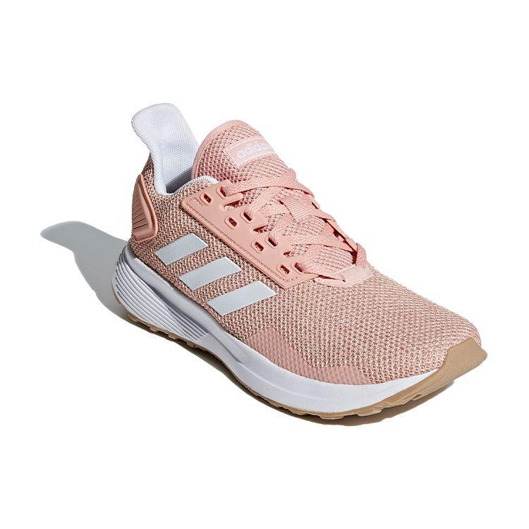 Adidas Duramo 9 Daily Fabric Non-Slip Low-Top Marathon Running Shoes Women Sneakers Pink White F34759