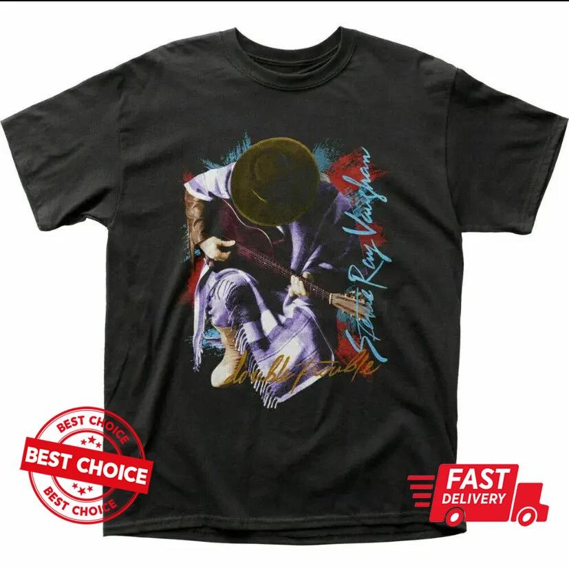 Stevie Ray Vaughan In Step Men Black T Shirt S-3XL Q9687 XL