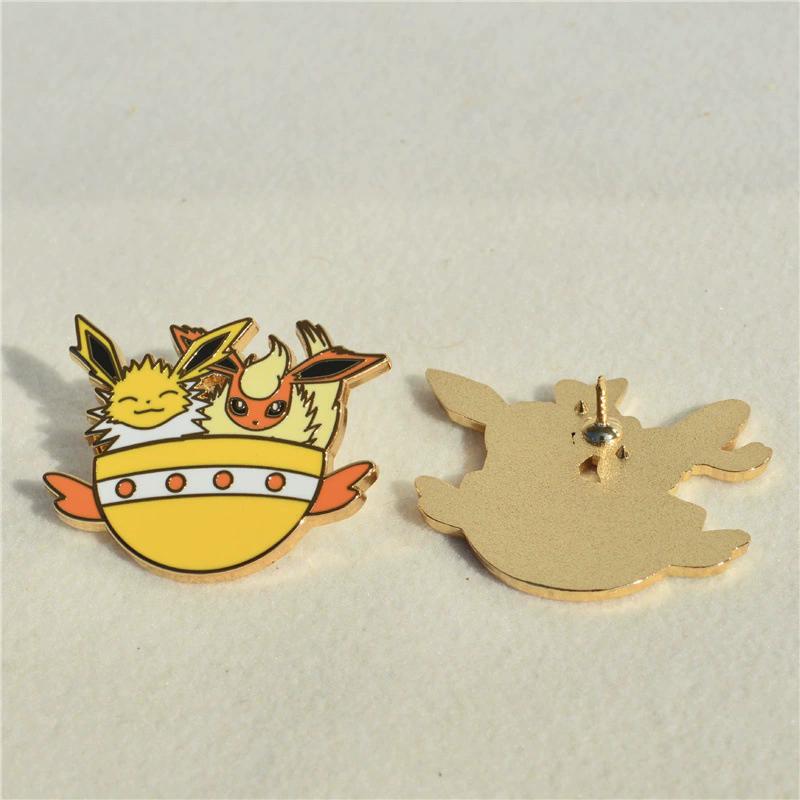 Anime Game Pokemon Brooches for Clothing Women Men Badges Lapel Pins for Backpack Hard Enamel Pins Fashion Accessories