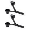 2pcs Coffee Scoop and Funnel 2 Tablespoons Capacity Coffee Measuring Spoon for Ground Coffee Protein Powder