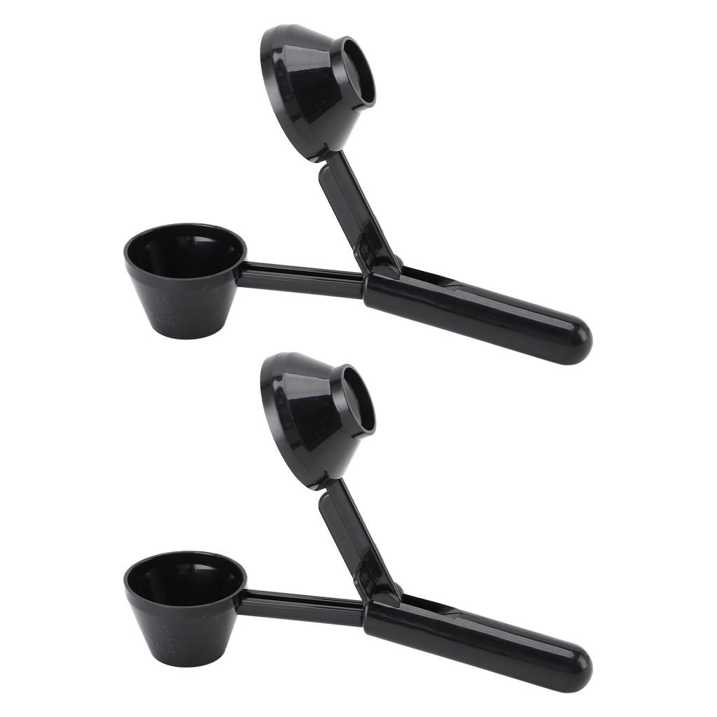 2pcs Coffee Scoop and Funnel 2 Tablespoons Capacity Coffee Measuring Spoon for Ground Coffee Protein Powder
