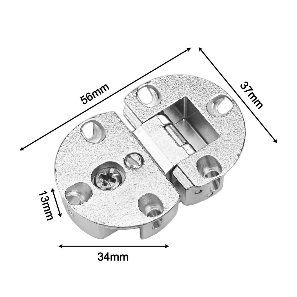 2Pcs Flap Hinges Cabinet Door Flap Hinge 90 Degree Folding Invisible Hinges Furniture Fitting Home Cabinet Furniture Hardware
