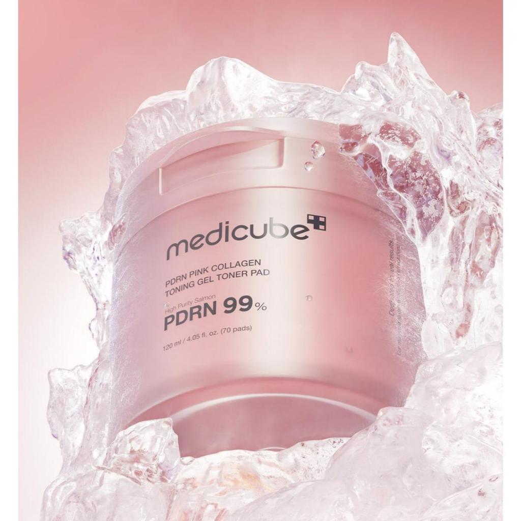 Medicube PDRN Pink Collagen Toning Gel Toner Pad 70ea