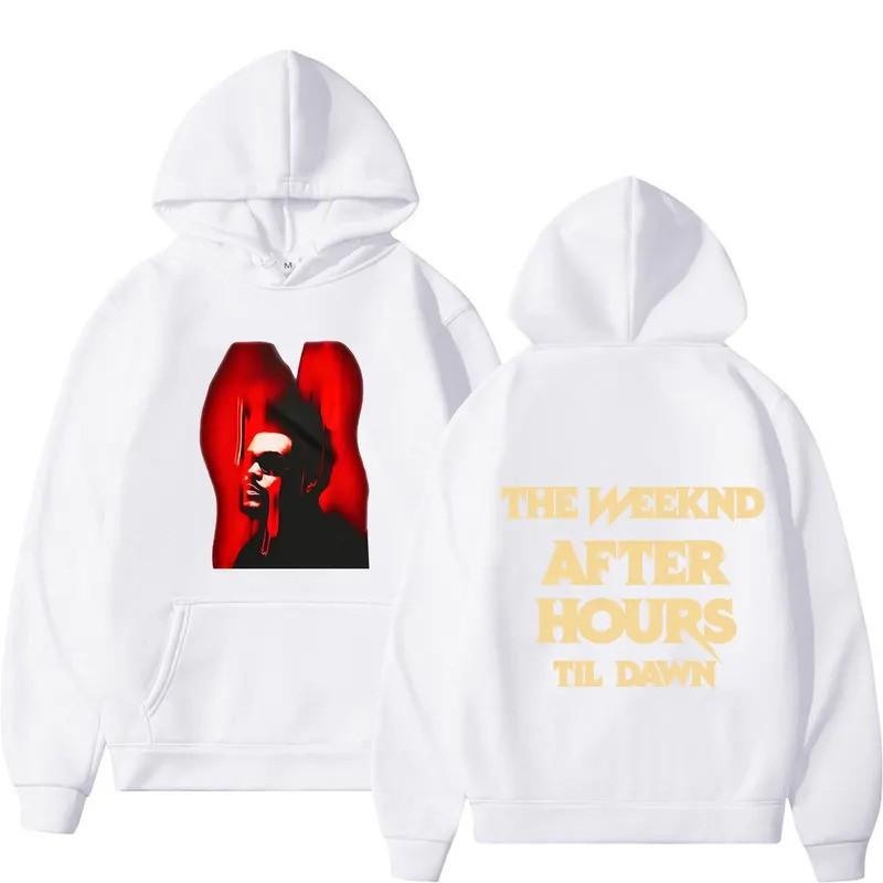 Weeknd After Hours Til Dawn Tour 2026 Hoodie Mens Graphic Pullover Sweatshirt Fall Casual Streetwear