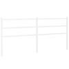 VidaXL Tête de lit métal blanc 180 cm 355450