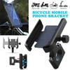 Motorcycle Aluminum Alloy Rearview Mirror 360 Rotatable Phone Holder