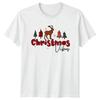 Christmas Vibes Christmas Holiday Deer Trees Unisexs TShirt Unisexs Graphic Tee