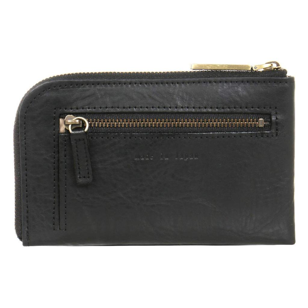 Dakota Largo Wallet with Genuine L-shaped Zipper, Leather, Women's, Red, DA-35880-30
