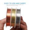 Smycken Beading Wire 8 ft Stark lackbeständig koppar Craft Wire för DIY Smycken Halsband