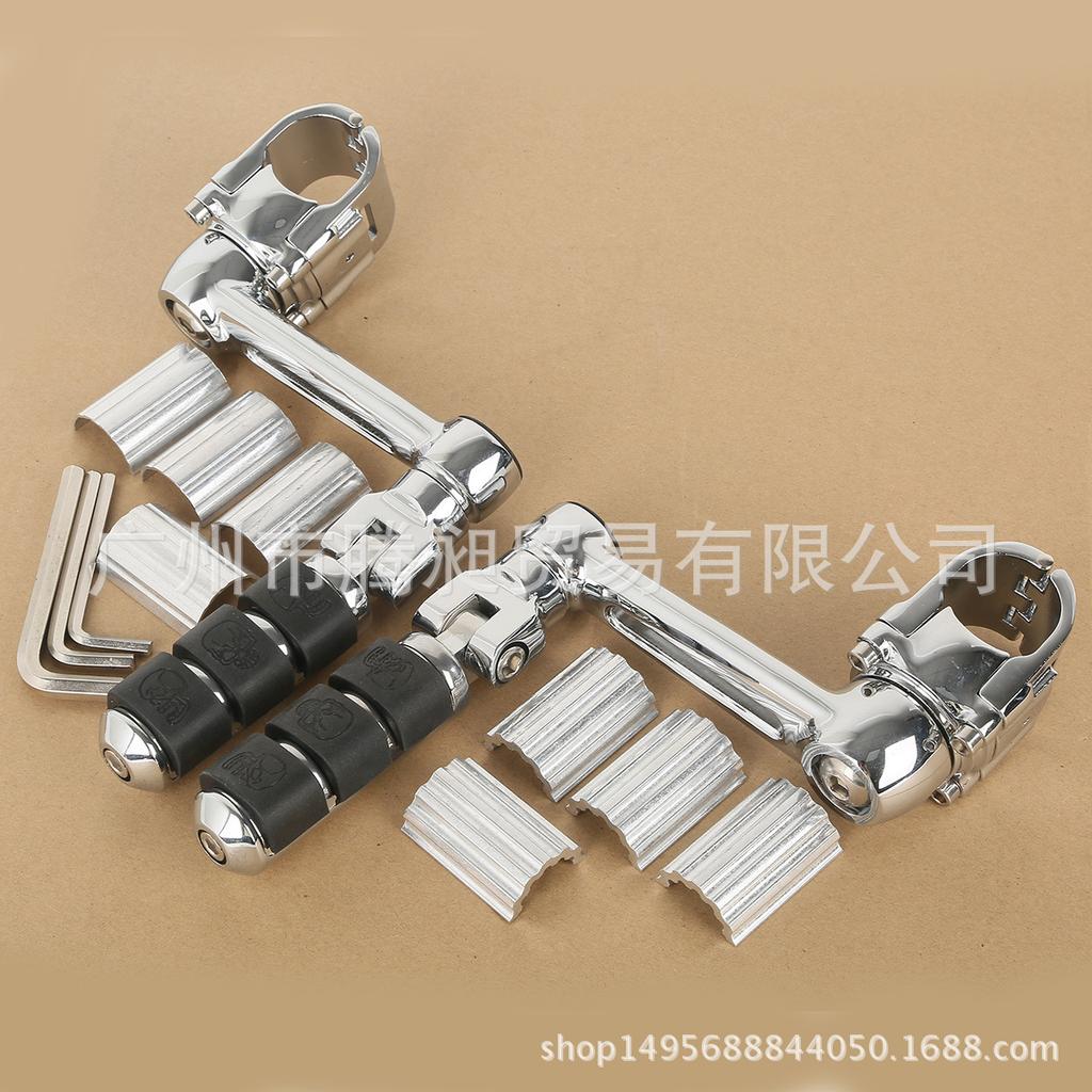 Electroplated Front Footrest Assembly for New GL1800 Goldwing (30mm/35mm)