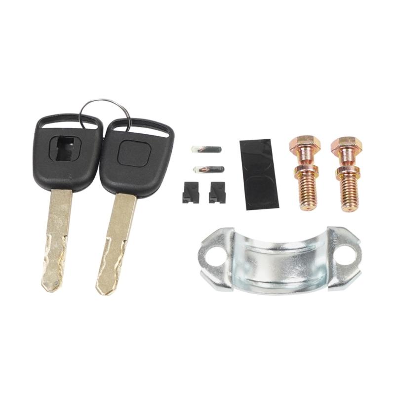 High Security Ignition Lock Cylinder Replacement Anti Theft Engine Start Key Switches Assembly Simple Installs for Auto