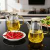 500/700/900ml Leak-proof Diamond-patterned Glass Oil Bottle for Kitchen Soy Sauce Vinegar and Other Condiments Seasoning Box