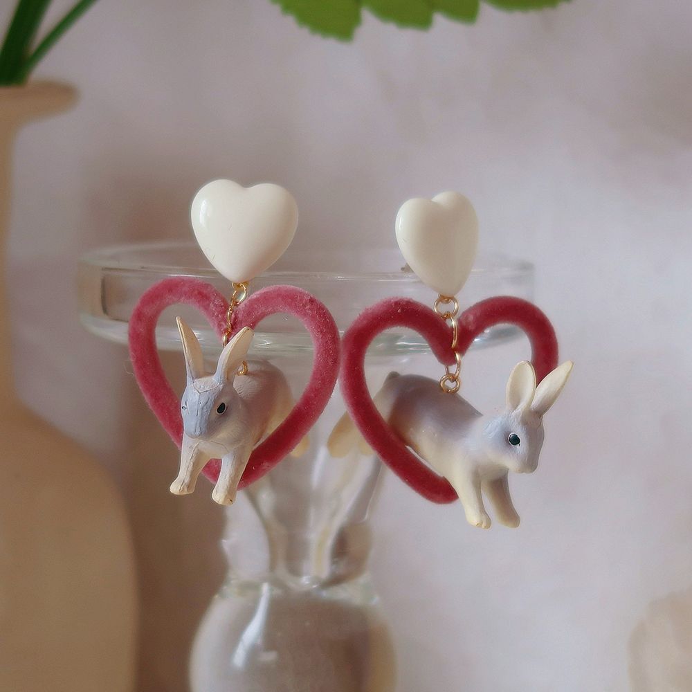 Fashion Design Harajuku Korean Style Jewelry Resin Jewelry Women Earrings Animal Earrings