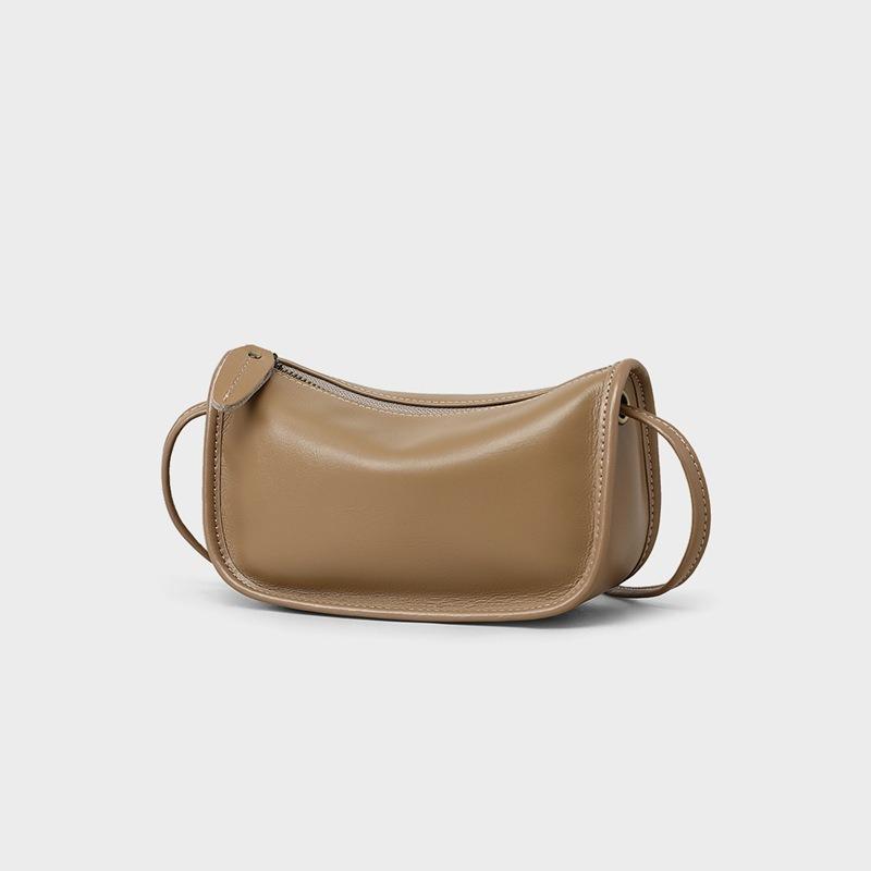 Bag women's new messenger bag autumn dumpling bag leather women's bag shoulder bag pillow bag luggage