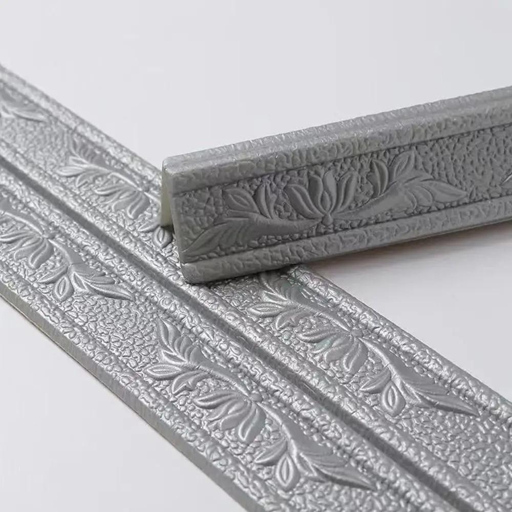 DIY Deckenzierleiste Wasserdichte Wandverkleidungsleiste Heimdekoration Wandaufkleber Wandbordüre Sockelleiste