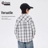 Xiao Xiang Han Mu Boys' Plaid Long-Sleeve Shirt Jacket