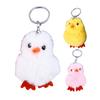 Chick Keychain Compact Size Plush Animal Keychain Bag Chain Charm Key Chain Backpack Keys Pendant Accessories