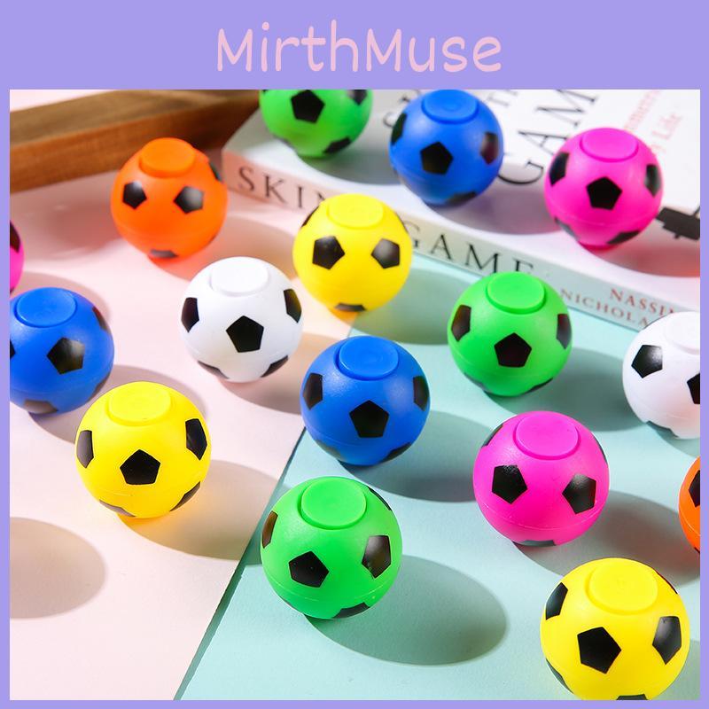 Creative Multi-color Soccer Shaped Plastic Gyro Children Toy For Young Children