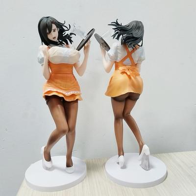 29CM Young Wife Waitress Hitomi Oda Non Heronie DRAGON Toy Non Girl Figure PVC Game Statue Adult Anime Action Model Doll Gifts